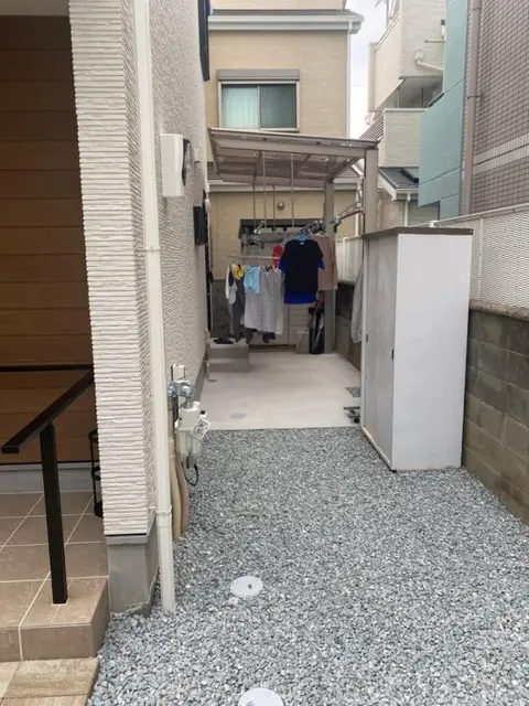 兵庫県のカーポート・門柱・門塀・アプローチの施工事例（2枚目）
