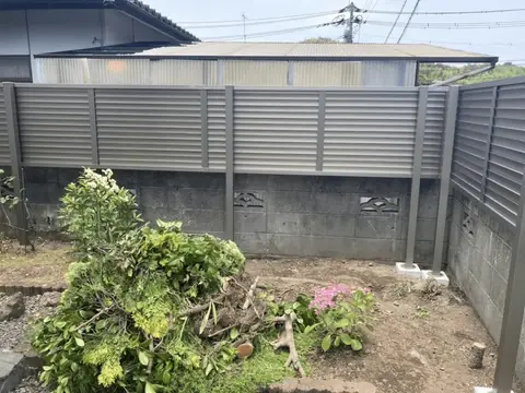 フェンスの施工事例（2枚目）