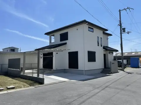 奈良県斑鳩町の門柱・門塀・駐車場・土間の施工事例（5枚目）