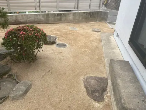 お庭まわりの施工事例（2枚目）