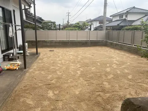 お庭まわりの施工事例（3枚目）
