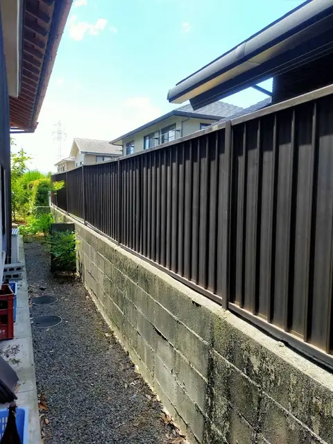 フェンスの施工事例（2枚目）