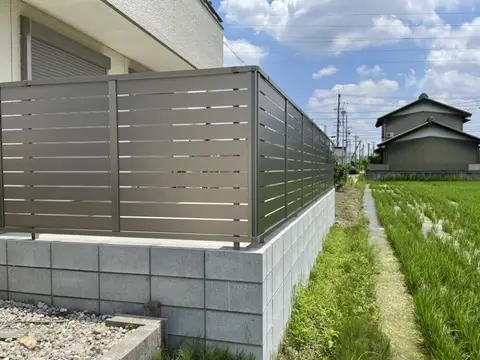 あま市のフェンス・門扉・目隠しの施工事例