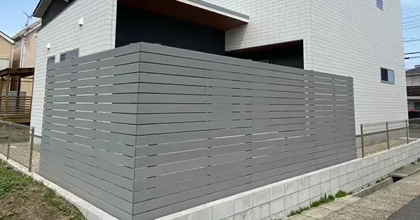 フェンス・目隠しの施工事例(1枚目)