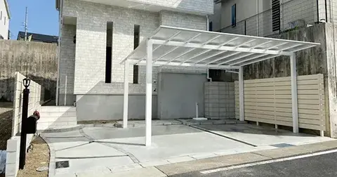 お庭まわりの施工事例（2枚目）