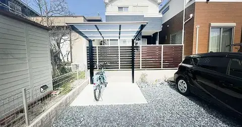 フェンス・芝・植栽・目隠しの施工事例（6枚目）