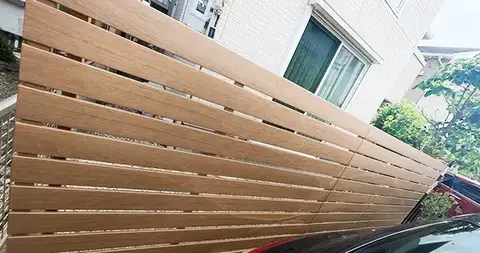 目隠しの施工事例（5枚目）