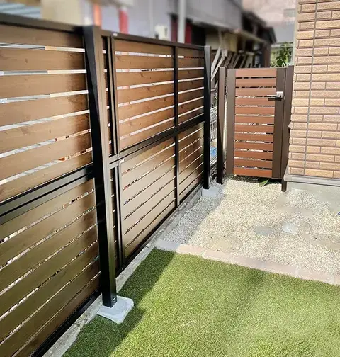 フェンス・芝・植栽の施工事例（4枚目）