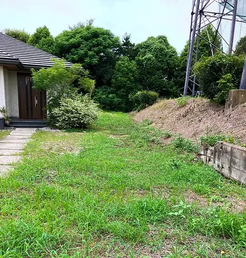 愛知県の砂利・防草の施工事例