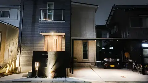 カーポート・門柱・門塀・照明の施工事例（3枚目）
