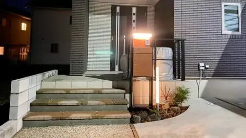 門柱・門塀の施工事例（4枚目）