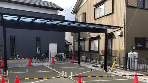 三重県の駐車場・土間の施工事例（2枚目）