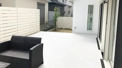 デッキ・テラス・タイル・石張りの施工事例（9枚目）
