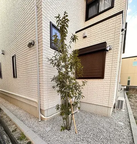 アプローチ・砂利・防草の施工事例（3枚目）