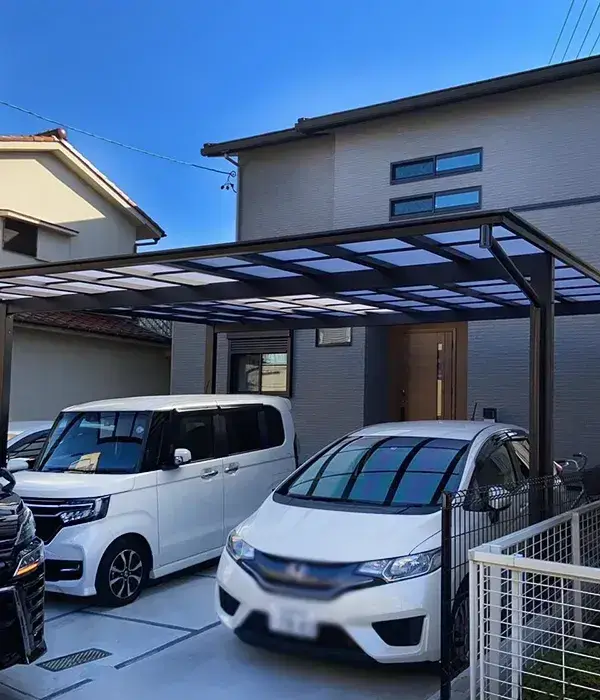 カーポート・デッキ・テラスの施工事例(1枚目)