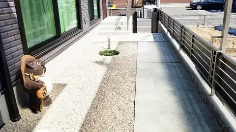 中川区のカーポート・門扉の施工事例（3枚目）