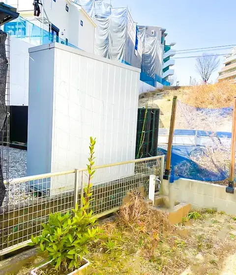 名古屋市緑区のフェンス・物置の施工事例（2枚目）