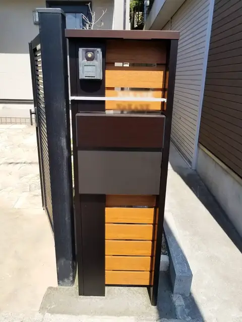 愛知県の門柱・門塀の施工事例（2枚目）