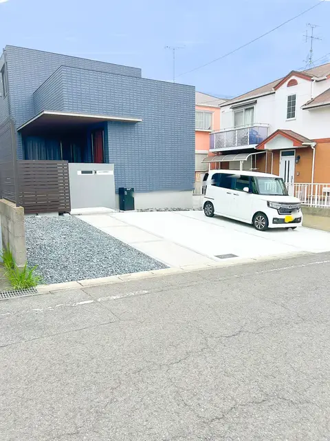 知多市の門柱・門塀・デッキ・テラスの施工事例