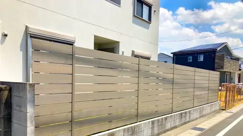 愛知県のフェンス・目隠しの施工事例