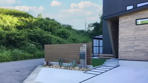 三重県の門柱・門塀・駐車場・土間の施工事例（6枚目）