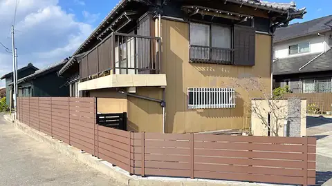 愛知県のフェンスの施工事例（3枚目）