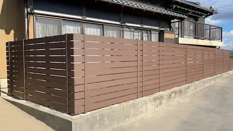愛知県のフェンスの施工事例（4枚目）