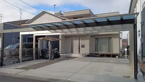 カーポート・門柱・門塀の施工事例（3枚目）