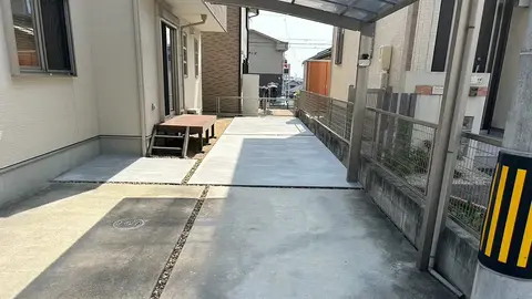 三重県の駐車場・土間の施工事例（2枚目）