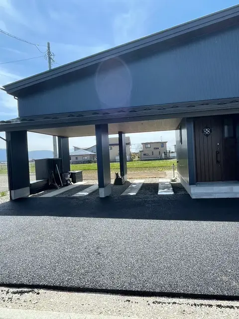 長野県池田町のお庭まわりの施工事例