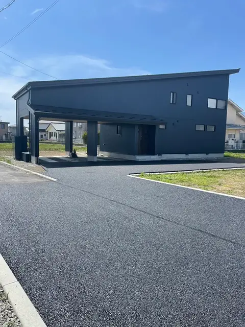 長野県池田町のお庭まわりの施工事例（2枚目）