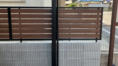 愛知県のフェンス・デッキ・テラスの施工事例