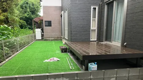 愛知県のカーポート・デッキ・テラスの施工事例