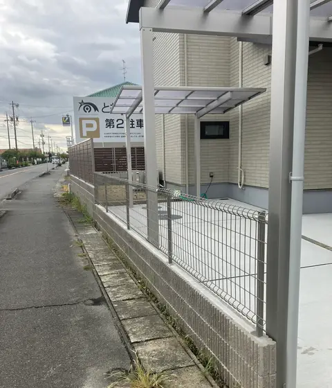 愛知県のカーポート・フェンスの施工事例(5枚目)