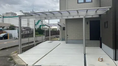愛知県のカーポート・フェンスの施工事例(6枚目)