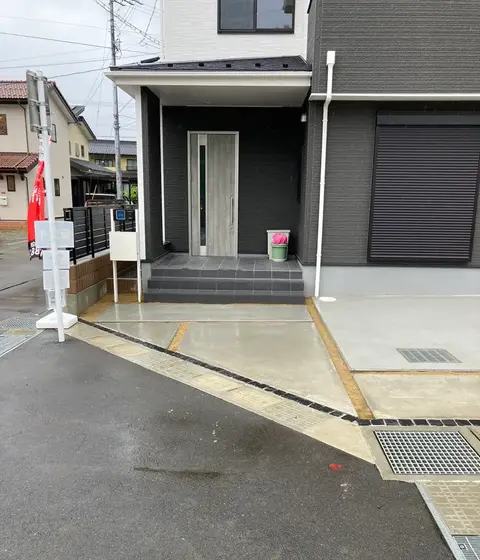 長野県のフェンス・駐車場・土間の施工事例