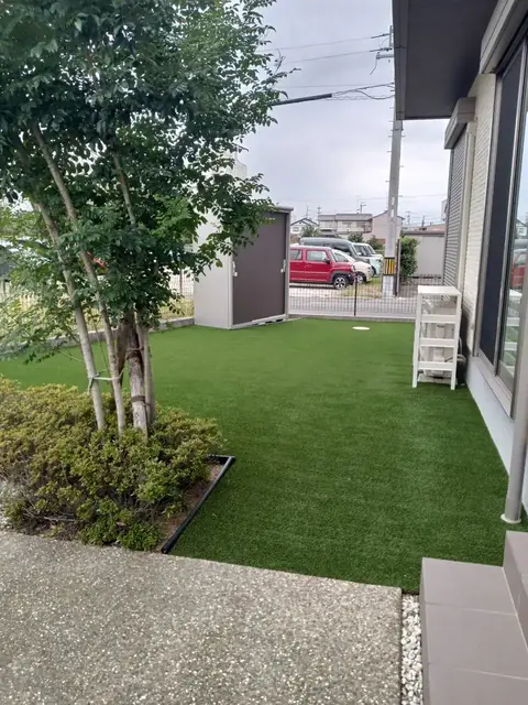 カーポート・芝・植栽の施工事例