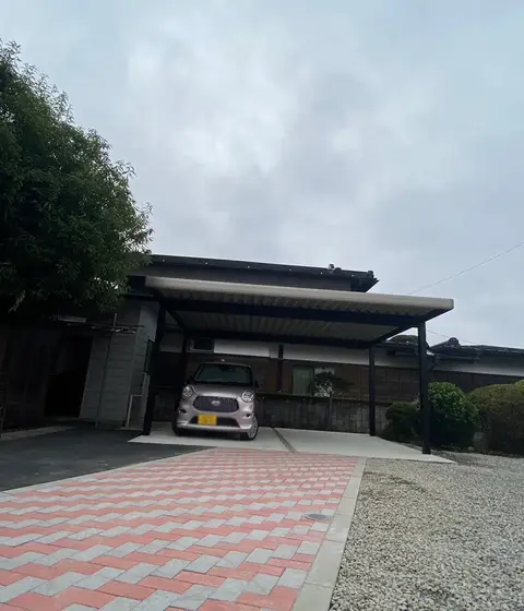 長野県のカーポート・アプローチ・駐車場・土間の施工事例