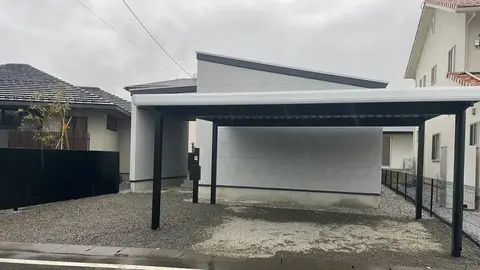 長野県のカーポート・フェンスの施工事例（3枚目）