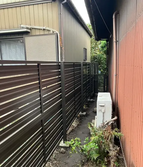 愛知県のフェンス・門扉の施工事例（2枚目）