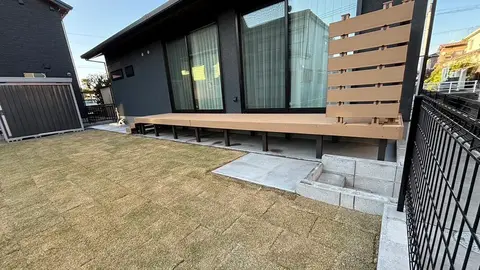 愛知県のカーポート・門柱・門塀の施工事例(8枚目)
