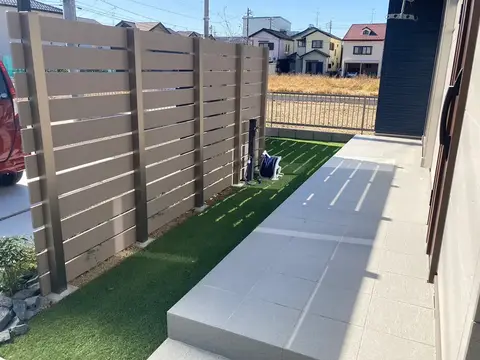 岐阜県のカーポート・フェンスの施工事例（4枚目）