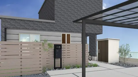 岐阜県のカーポート・フェンスの施工事例（6枚目）