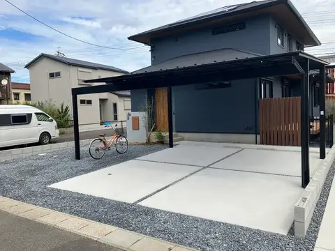 愛知県のカーポート・デッキ・テラス・立水栓の施工事例（2枚目）