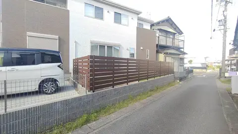 愛知県のフェンス・芝・植栽の施工事例（2枚目）