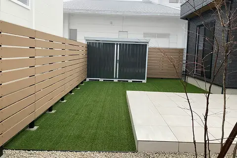 岐阜県のカーポート・デッキ・テラス・タイル・石張りの施工事例（6枚目）
