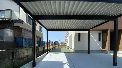 愛知県のカーポートの施工事例(2枚目)