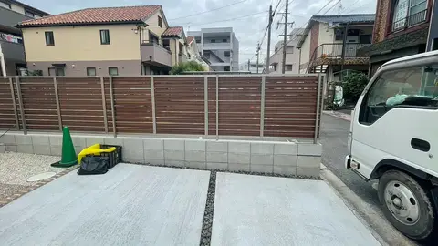岐阜県のフェンス・擁壁・ブロックの施工事例（4枚目）