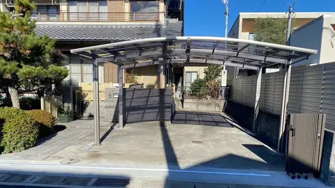 岐阜県のカーポート・門扉の施工事例（3枚目）