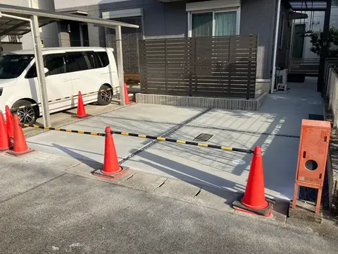 愛知県のフェンス・駐車場・土間・目隠しの施工事例（2枚目）